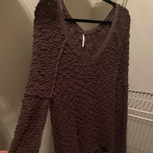 Grey over sized size S free people sweater